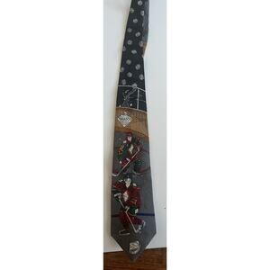 Tabasco Christmas HockeMen’s Dress Tie 100% Silk